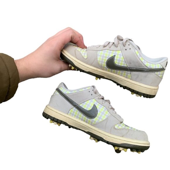 2012 Nike Dunk NG Plaid Golf Cleats Size 6 - Picture 6 of 13
